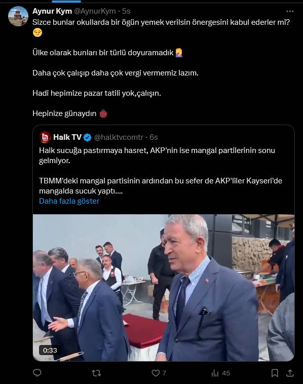 AKP mangal partisi verdi sosyal medya ayağa kalktı!  "Yiyin efendiler yiyin" 10